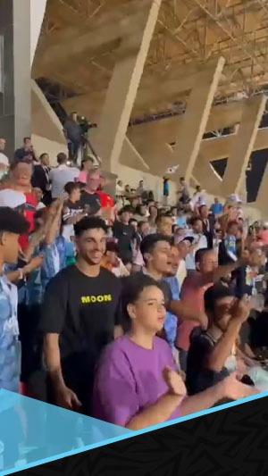 مفاجأة.. فيديو متداول لجماهير بيراميدز تشجع الأهلي